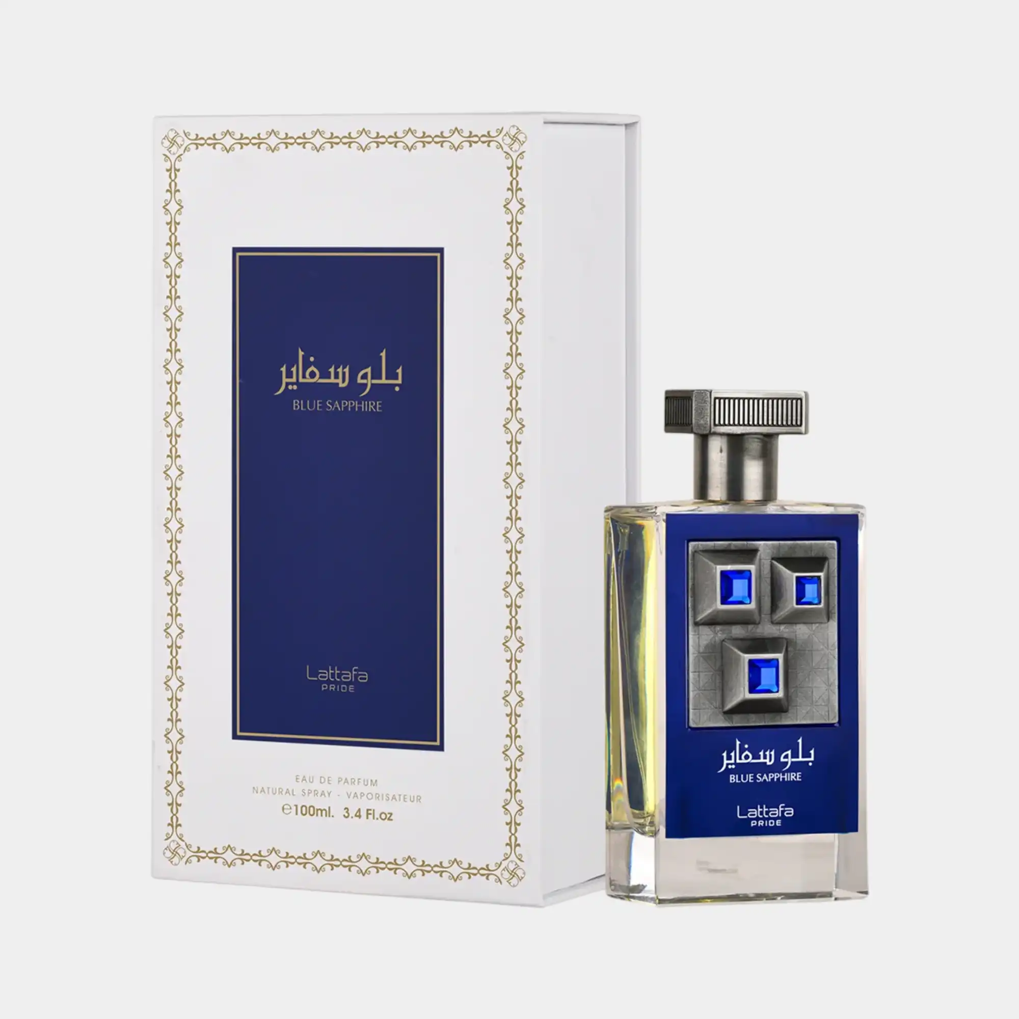 Blue Sapphire Perfume By Lattafa 100ML - Image 2