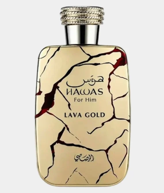 Hawas Lava Gold Perfume By Rasasi 100ML
