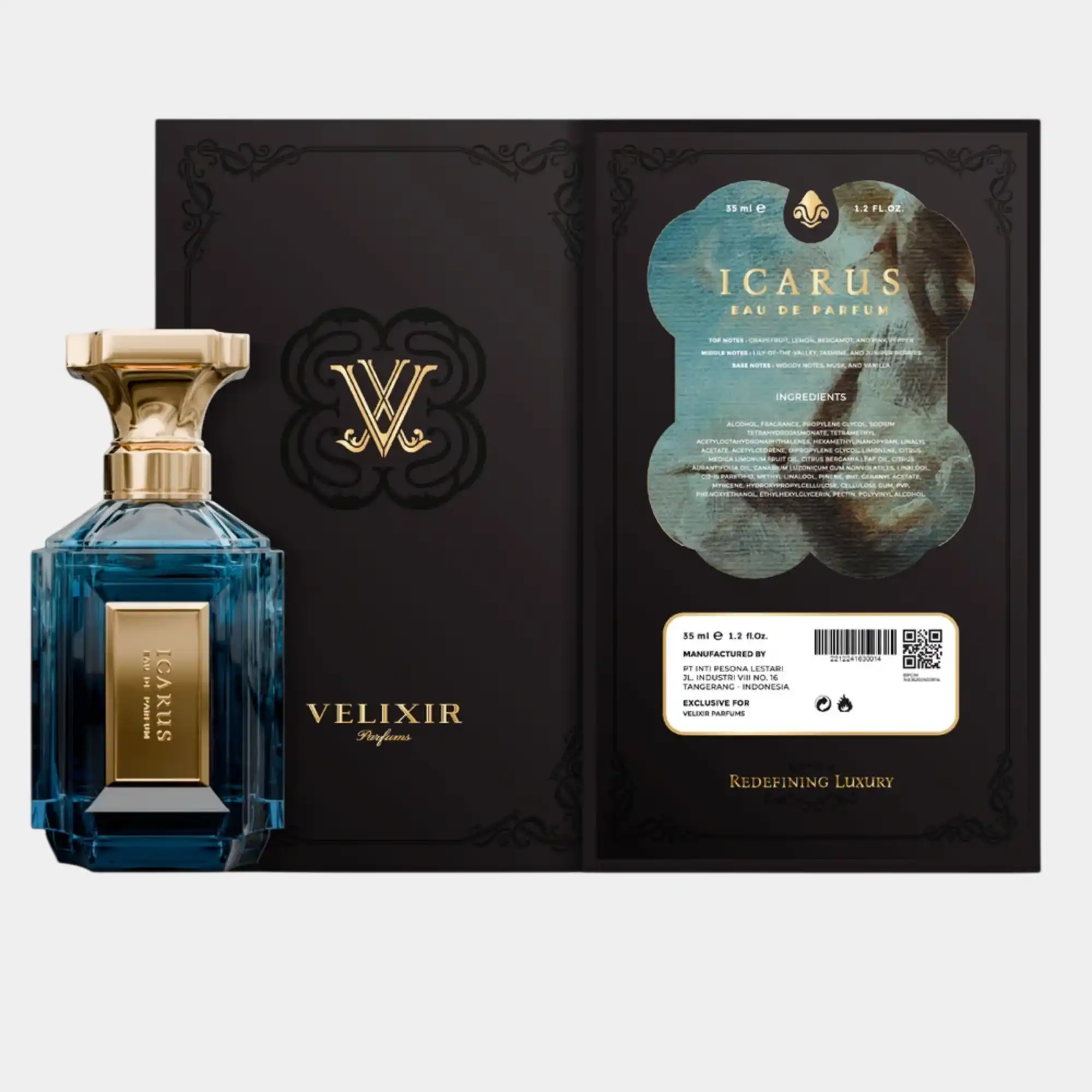 Velixir Icarus 100ML EDP Unisex Perfume - Image 2